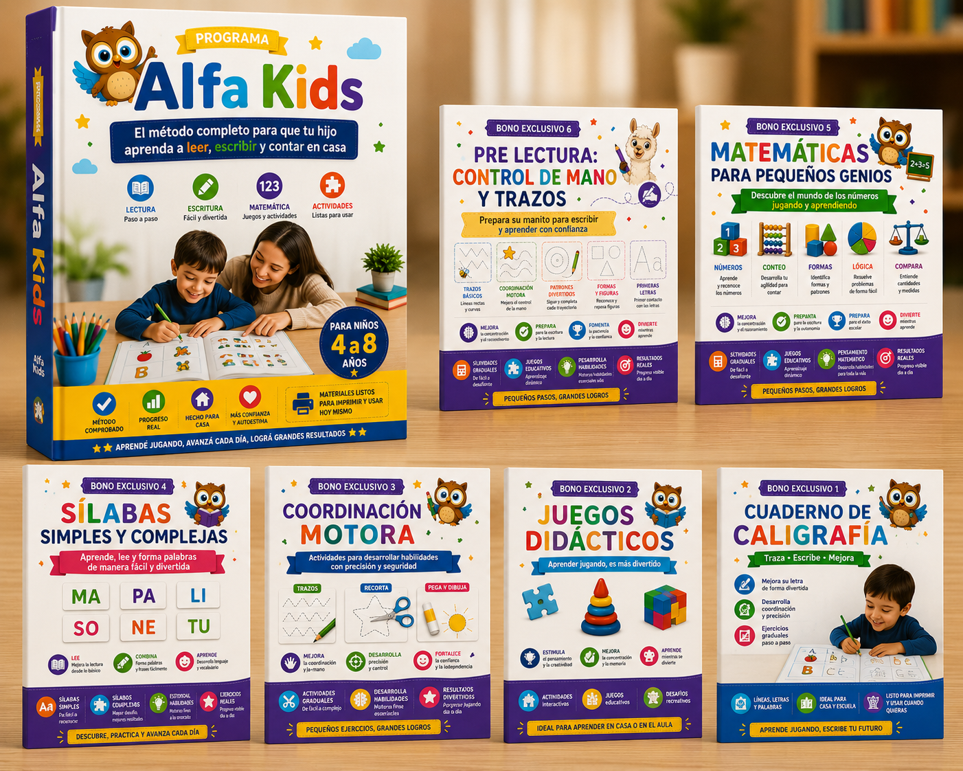 Programa Alfa Kids - Aprende a leer en casa + 6 BONOS 🎁